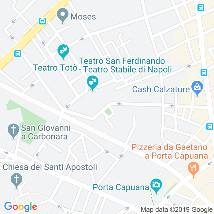 CAP di Vicoletto Dei Lepri a Napoli