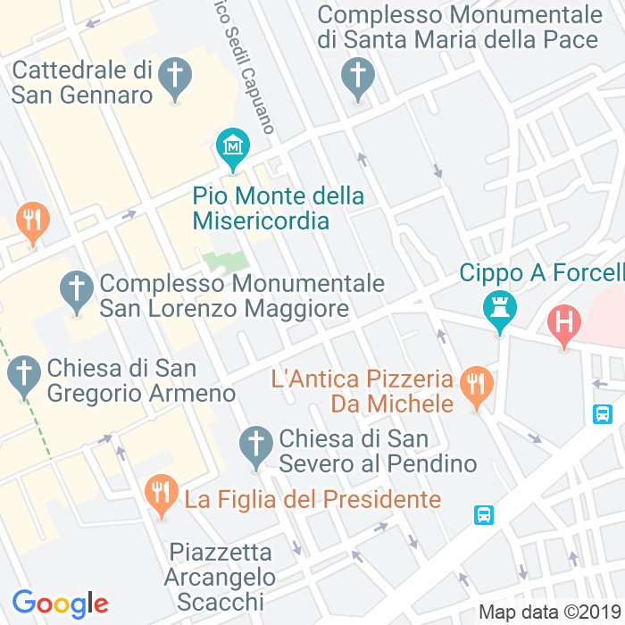 CAP di Vicoletto Dei Zuroli a Napoli