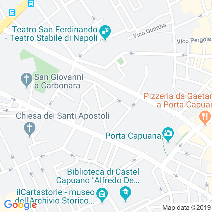 CAP di Vicoletto Santa Caterina a Napoli