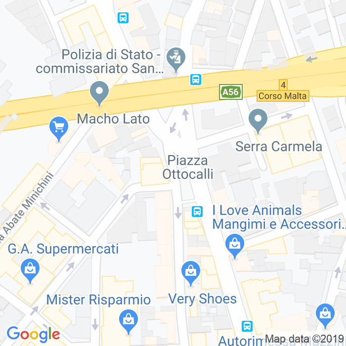 CAP di Piazza Ottocalli a Napoli