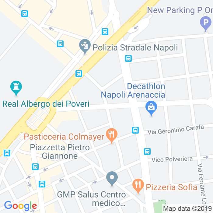 CAP di Via Alessio Mazzocchi a Napoli