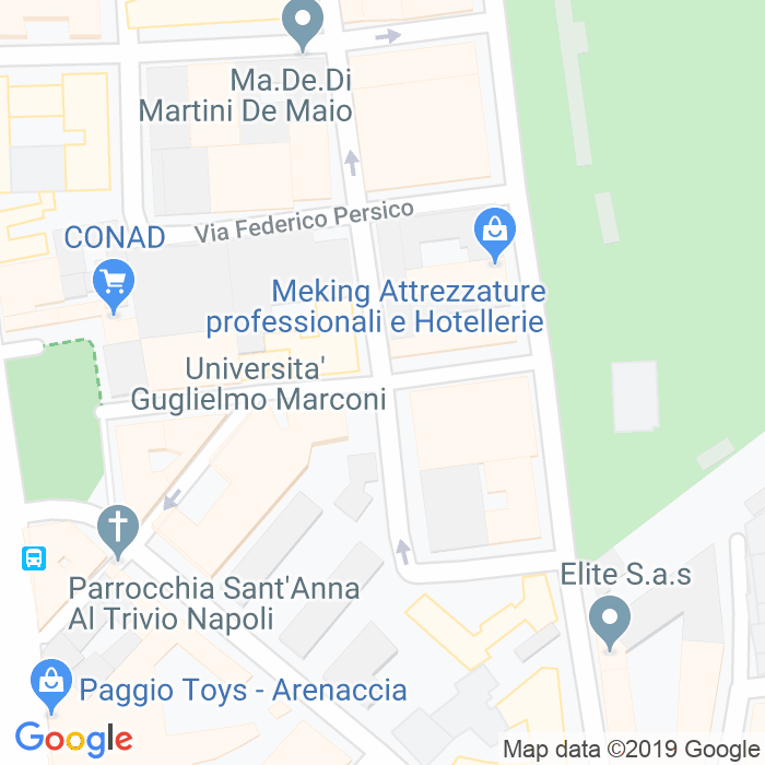 CAP di Via Alfonso D'Avalos a Napoli