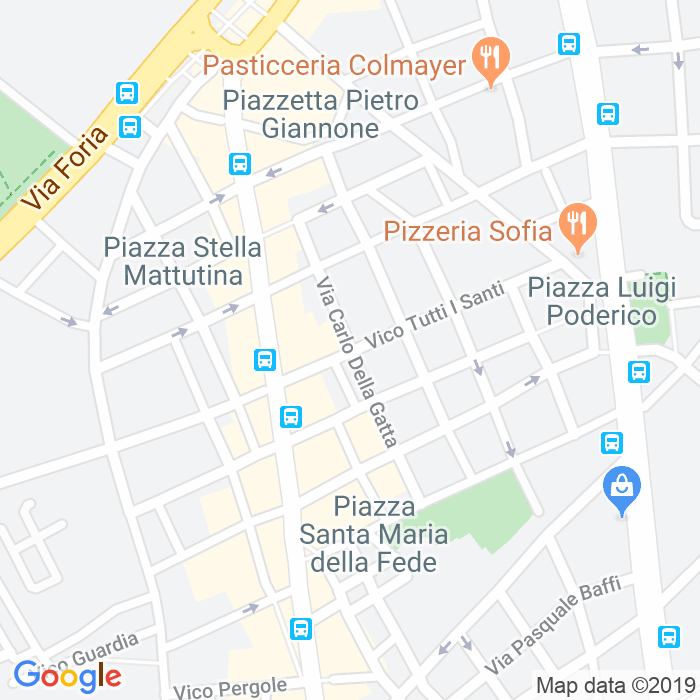 CAP di Via Carlo Della Gatta a Napoli
