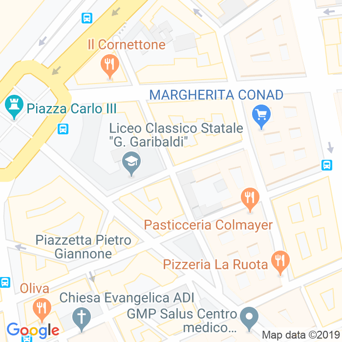 CAP di Via Carlo Pecchia a Napoli