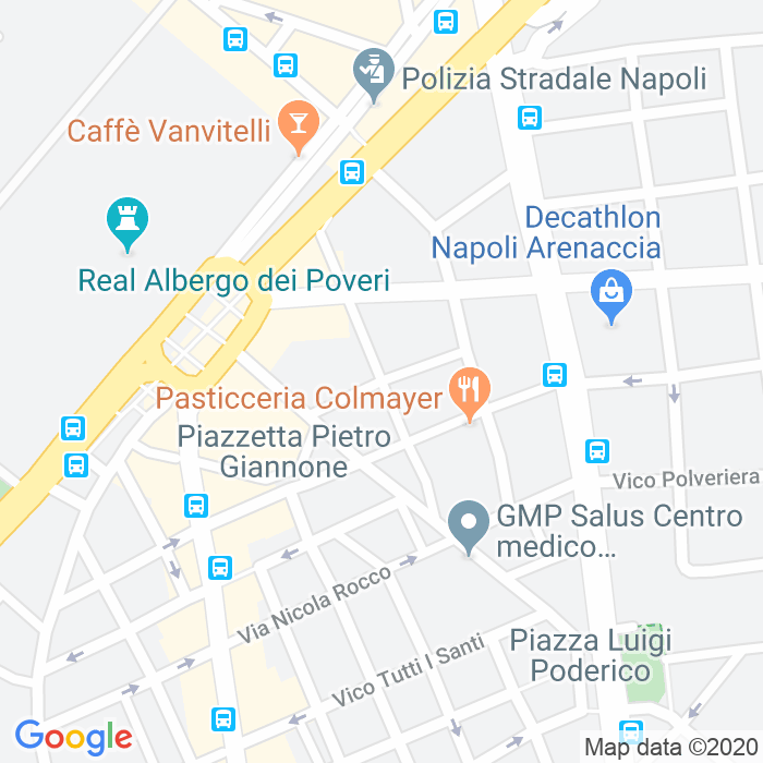 CAP di Via Gaetano Argento a Napoli