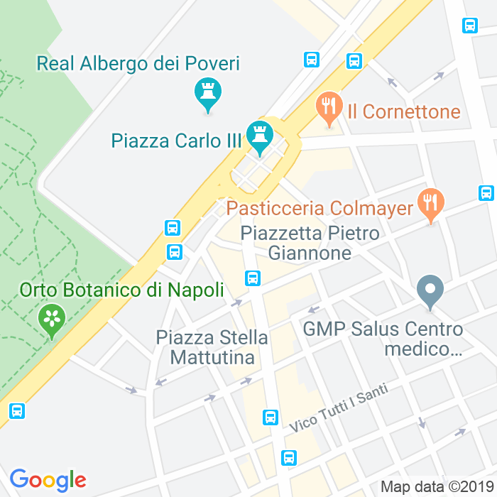 CAP di Via Giambattista Lorenzi a Napoli