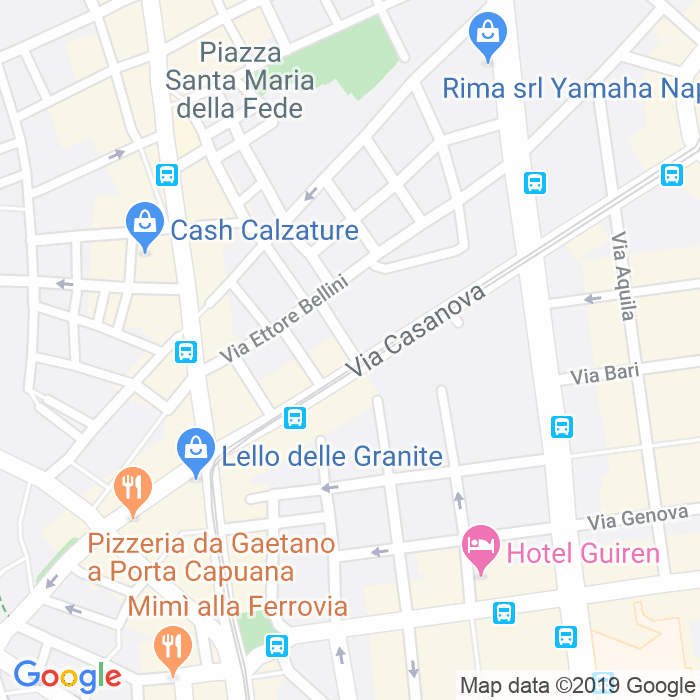 CAP di Via Giovanni Alfonso Borrelli a Napoli