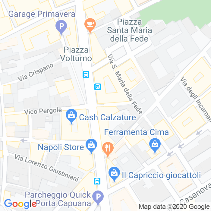 CAP di Via Giuseppe Cesare Abba a Napoli