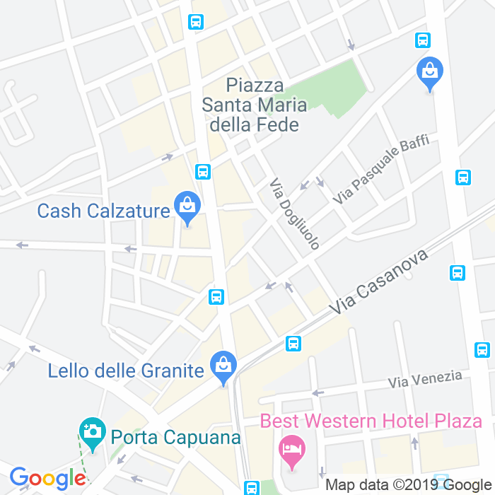 CAP di Via Giuseppe Galante a Napoli