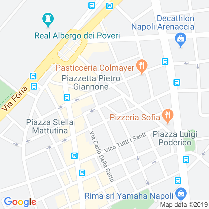 CAP di Via Nicola Valletta a Napoli