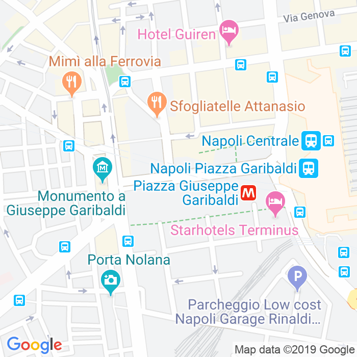 CAP di Piazza Giuseppe Garibaldi a Napoli
