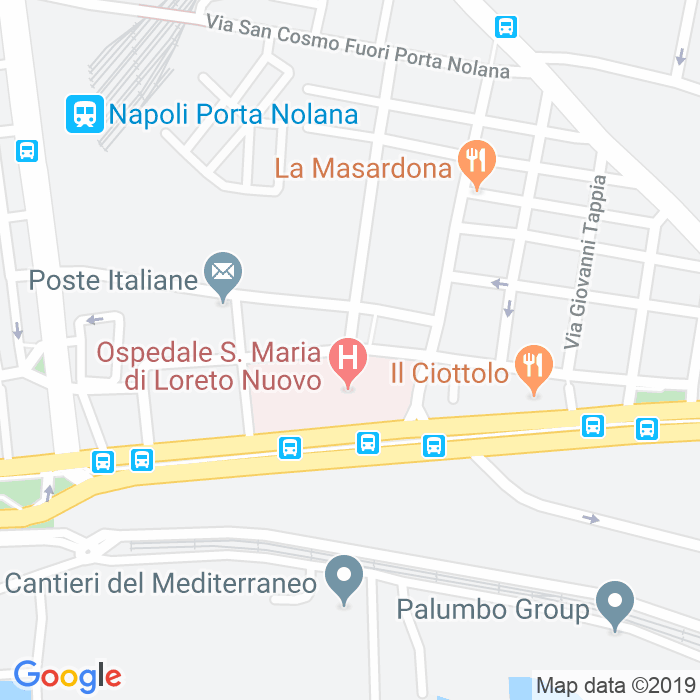 CAP di Piazzetta Orticello A Loreto a Napoli