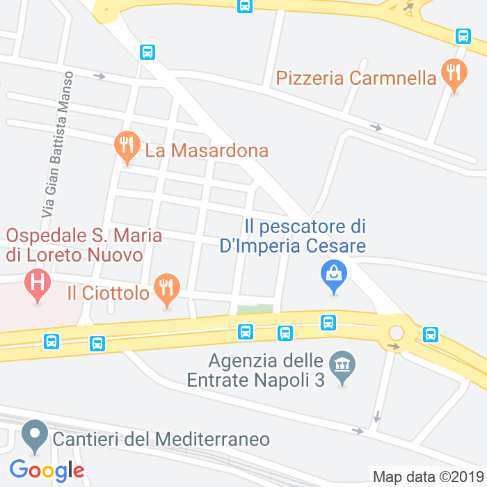 CAP di Via Antonio Toscano a Napoli