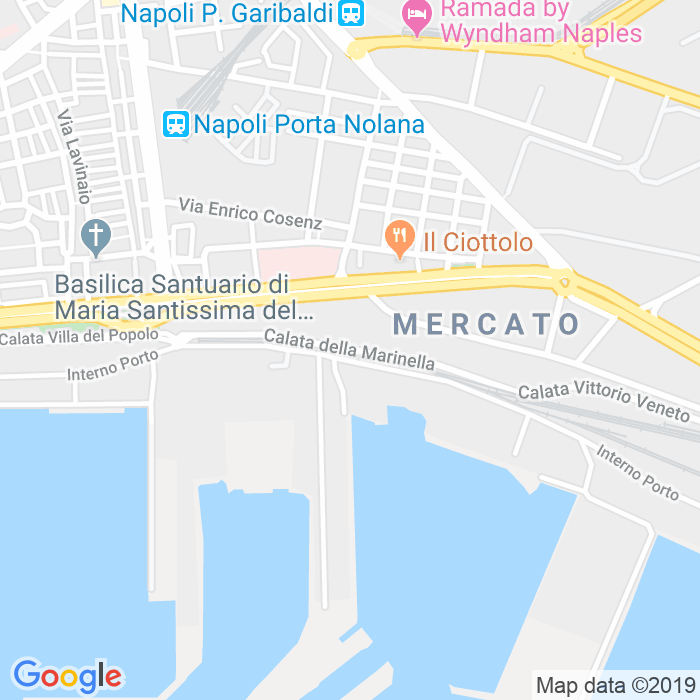 CAP di Via Della Marinella a Napoli