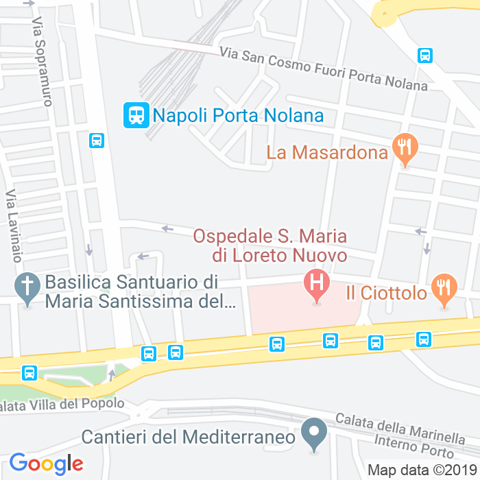 CAP di Via Enrico Cosenz a Napoli