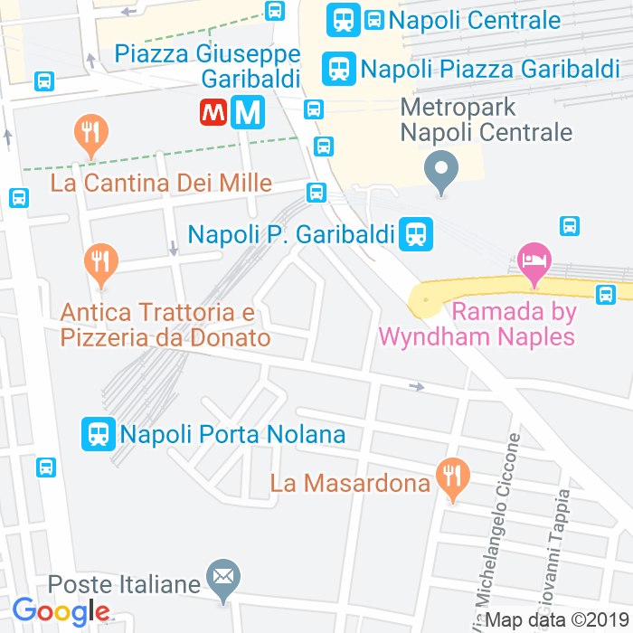 CAP di Via Mercato Ricoli a Napoli
