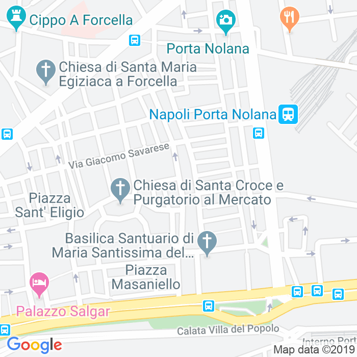 CAP di Via Piazza Larga Al Mercato a Napoli