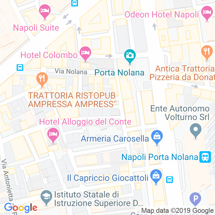 CAP di Vico Pergola A Nolana a Napoli