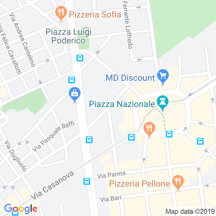CAP di Via Vecchia Poggioreale a Napoli
