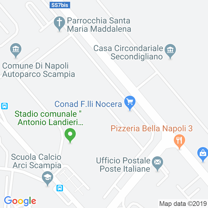CAP di Via Andrea Pazienza a Napoli