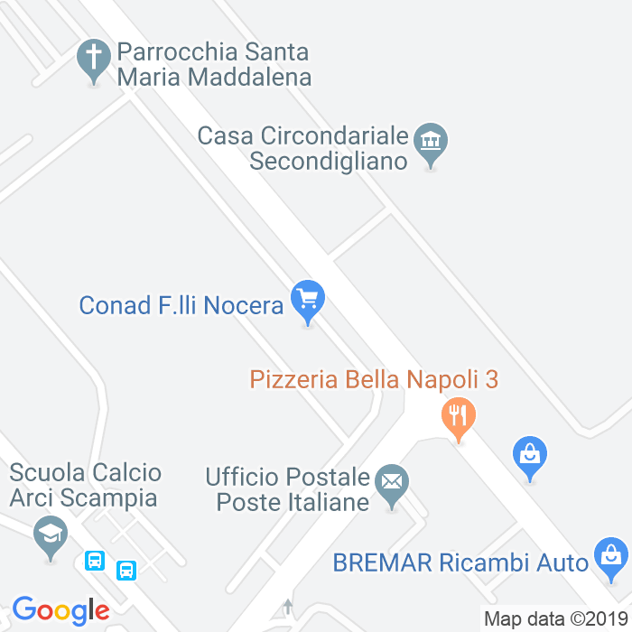 CAP di Via Attilio Micheluzzi a Napoli