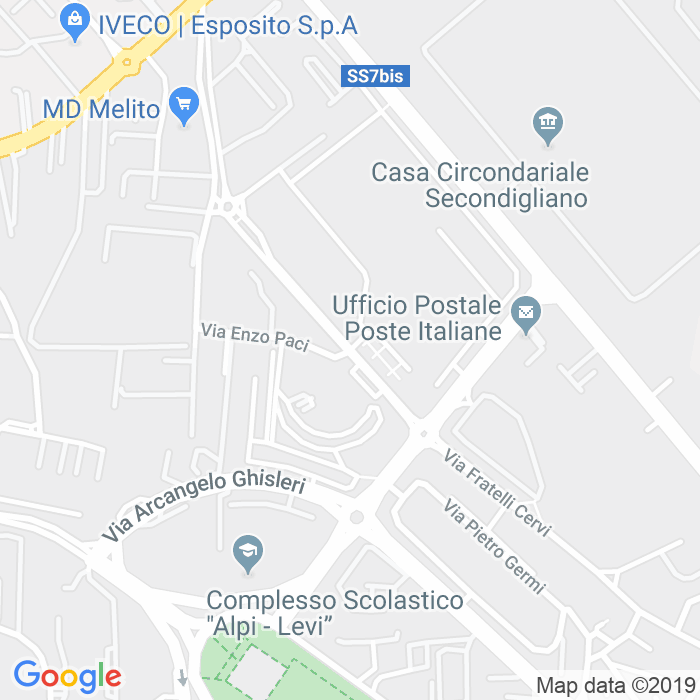 CAP di Via Fratelli Cervi a Napoli