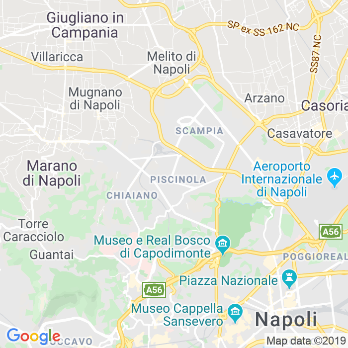 CAP di Discesa Del Cavone a Napoli