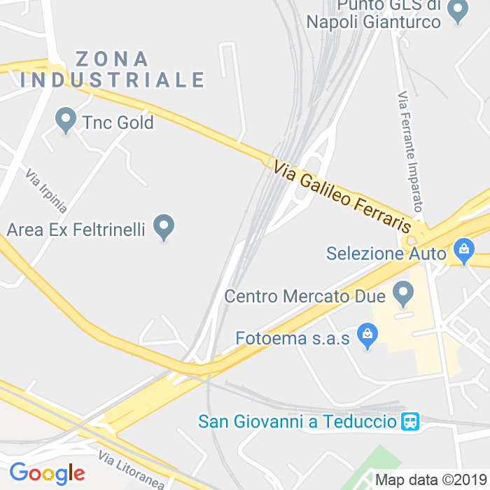 CAP di Via Generale Francesco Sponzilli a Napoli