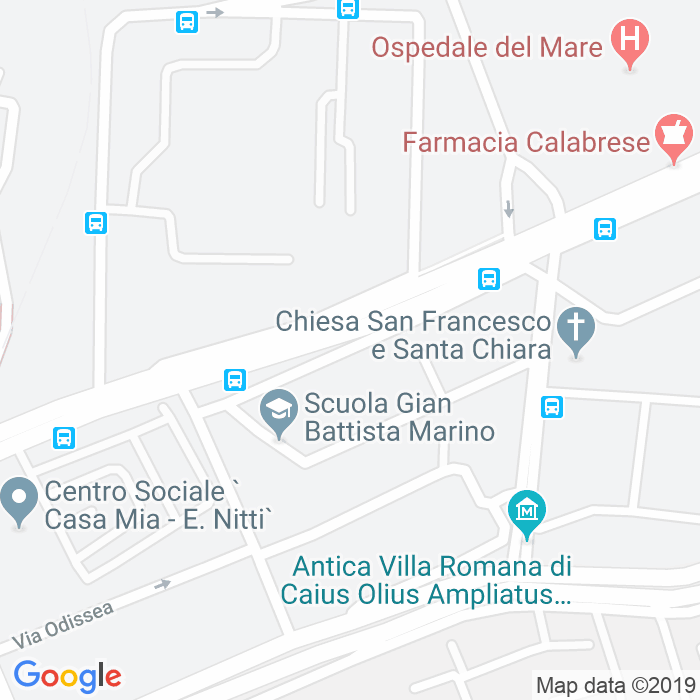 CAP di Via Dei Bronzi Di Riace a Napoli