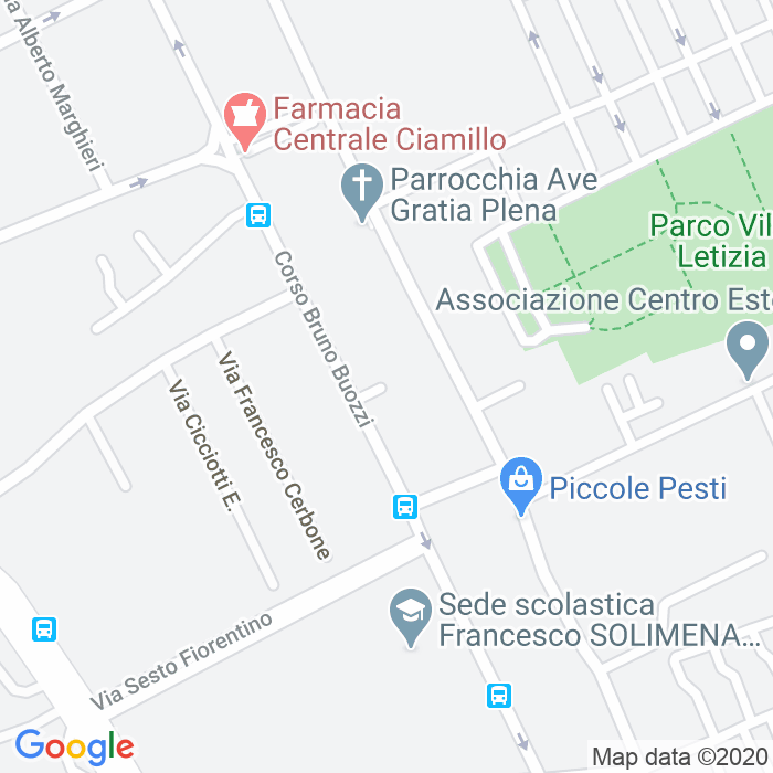 CAP di Via Giuseppe Valletta a Napoli