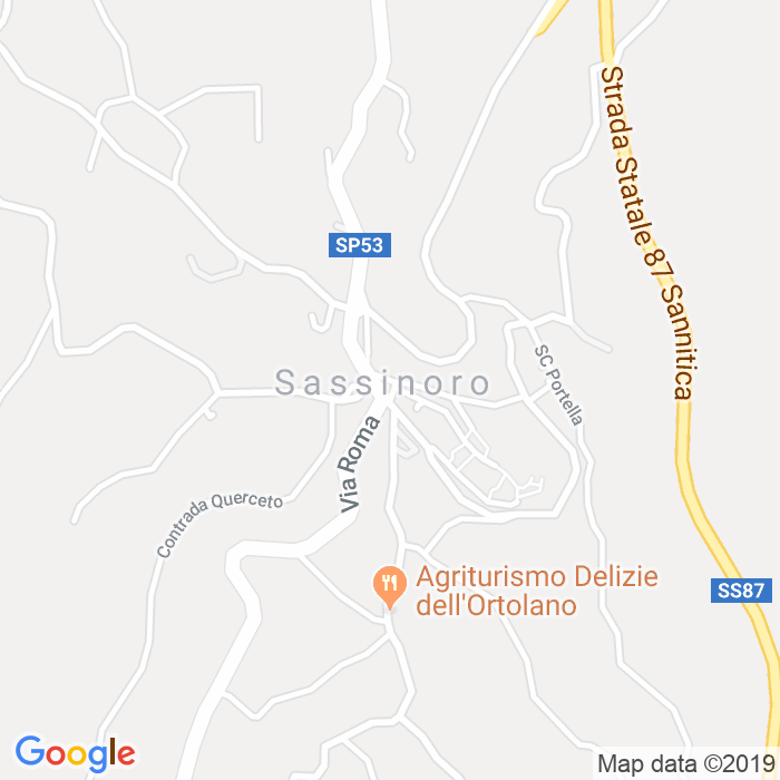 CAP di Sassinoro in Benevento