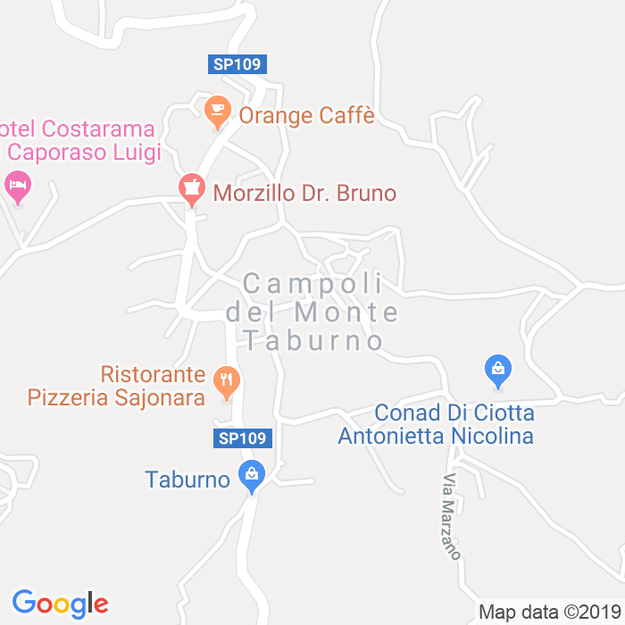 CAP di Campoli Del Monte Taburno in Benevento