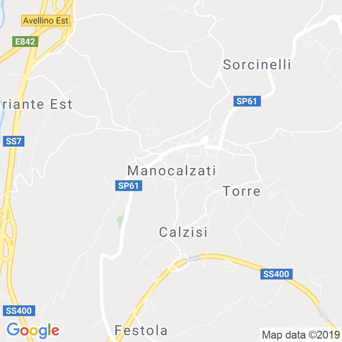 CAP di Manocalzati in Avellino