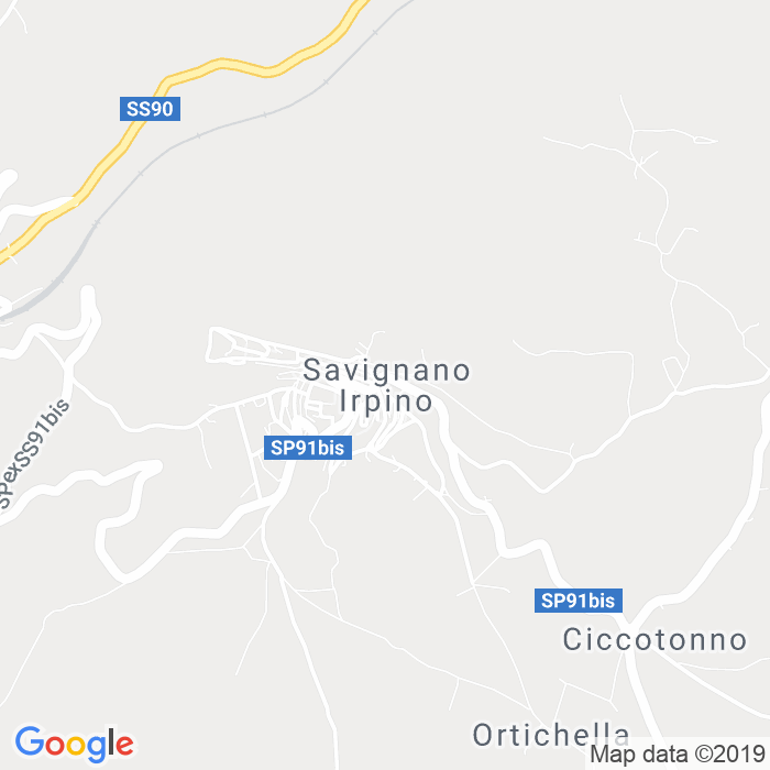 CAP di Savignano Irpino in Avellino