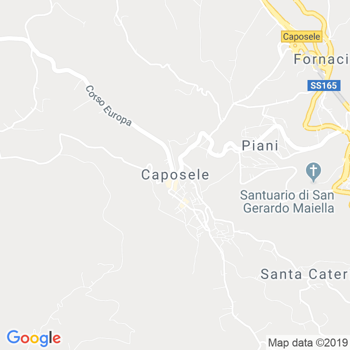 CAP di Caposele in Avellino