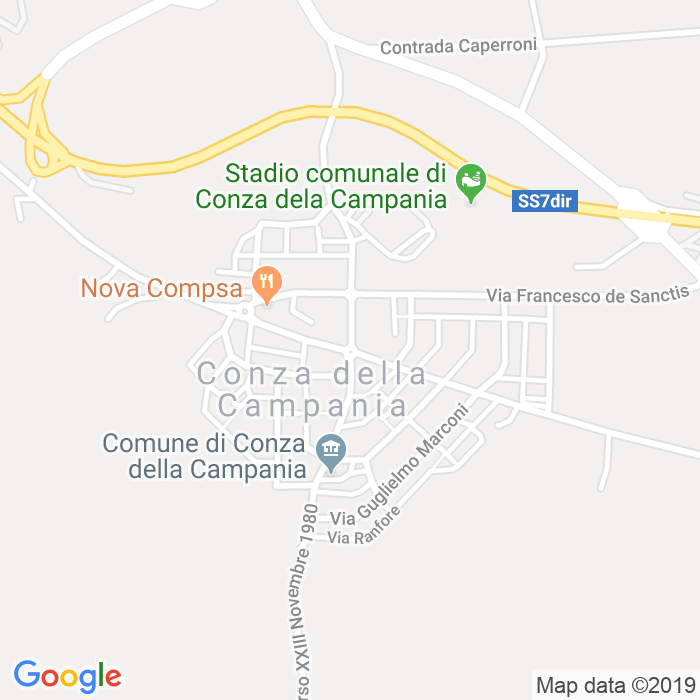 CAP di Conza Della Campania in Avellino