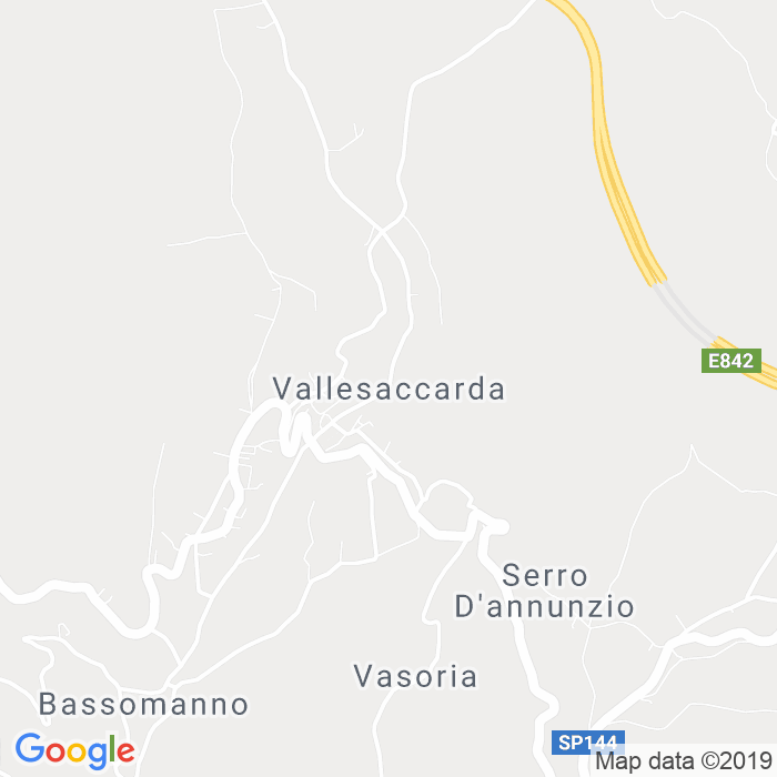 CAP di Vallesaccarda in Avellino