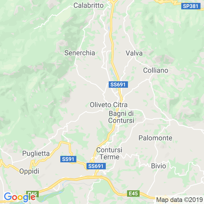 CAP di Oliveto Citra in Salerno