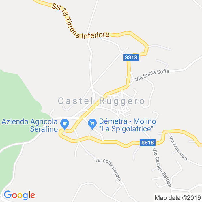 CAP di Castel Ruggero a Torre Orsaia