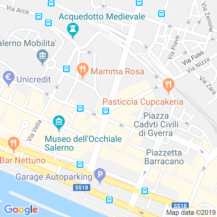 CAP di Piazza Ventiquattro Maggio a Salerno
