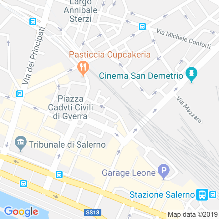 CAP di Via Alfonso Balzico a Salerno