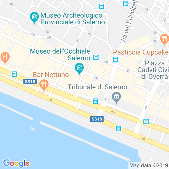 CAP di Via Antonio Maria De Luca a Salerno