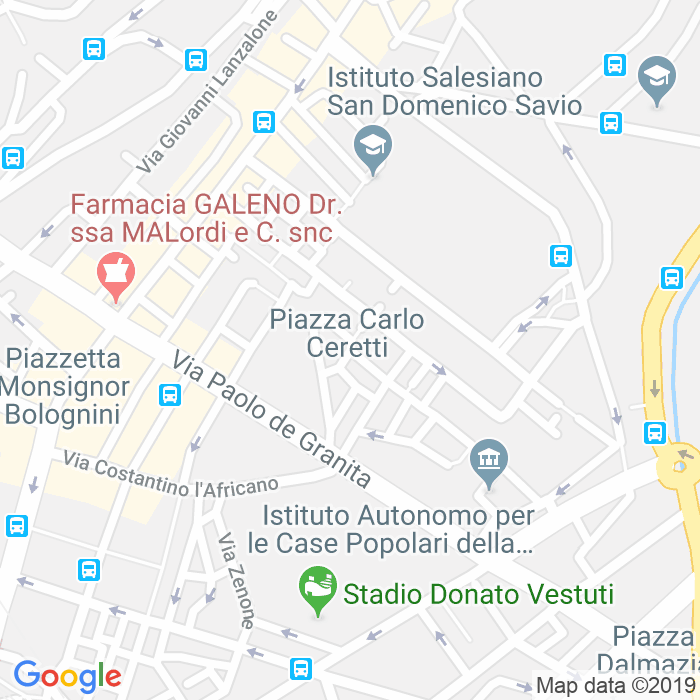 CAP di Piazza Carlo Ceretti a Salerno