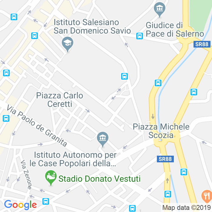 CAP di Via Francesco La Francesca a Salerno