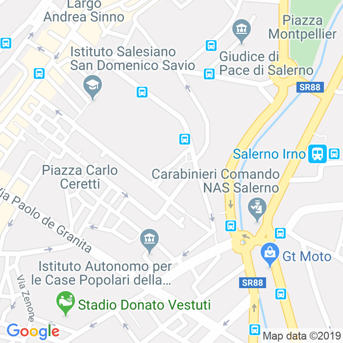 CAP di Via Matteo Francesco Naccarella a Salerno