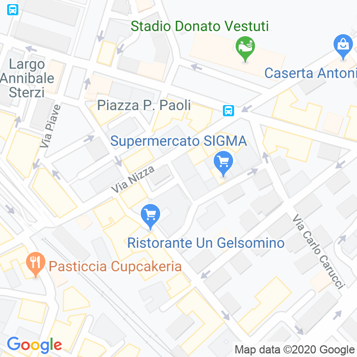 CAP di Via Vincenzo Pastore a Salerno