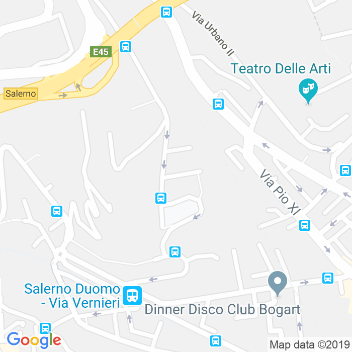 CAP di Via Alberto Bolognetti a Salerno