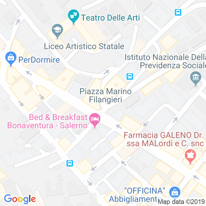 CAP di Piazza Filangieri Marino a Salerno