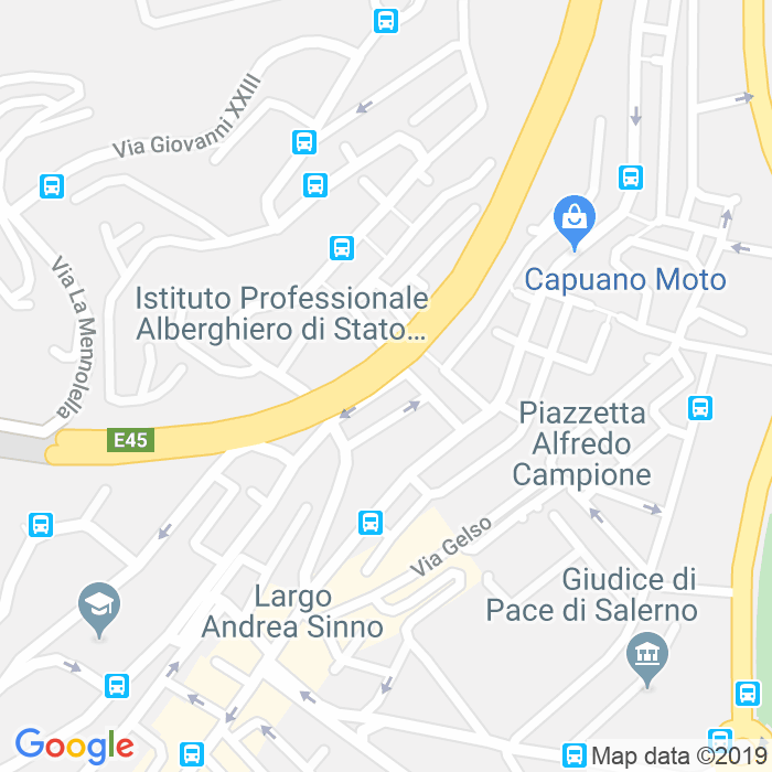 CAP di Via Francesco Paolo Lettieri a Salerno