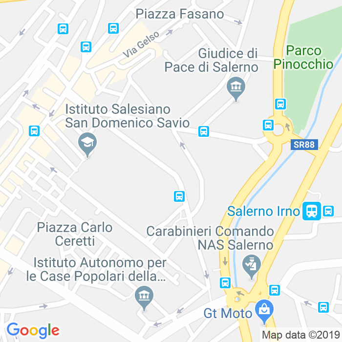 CAP di Via San Giovanni Bosco a Salerno